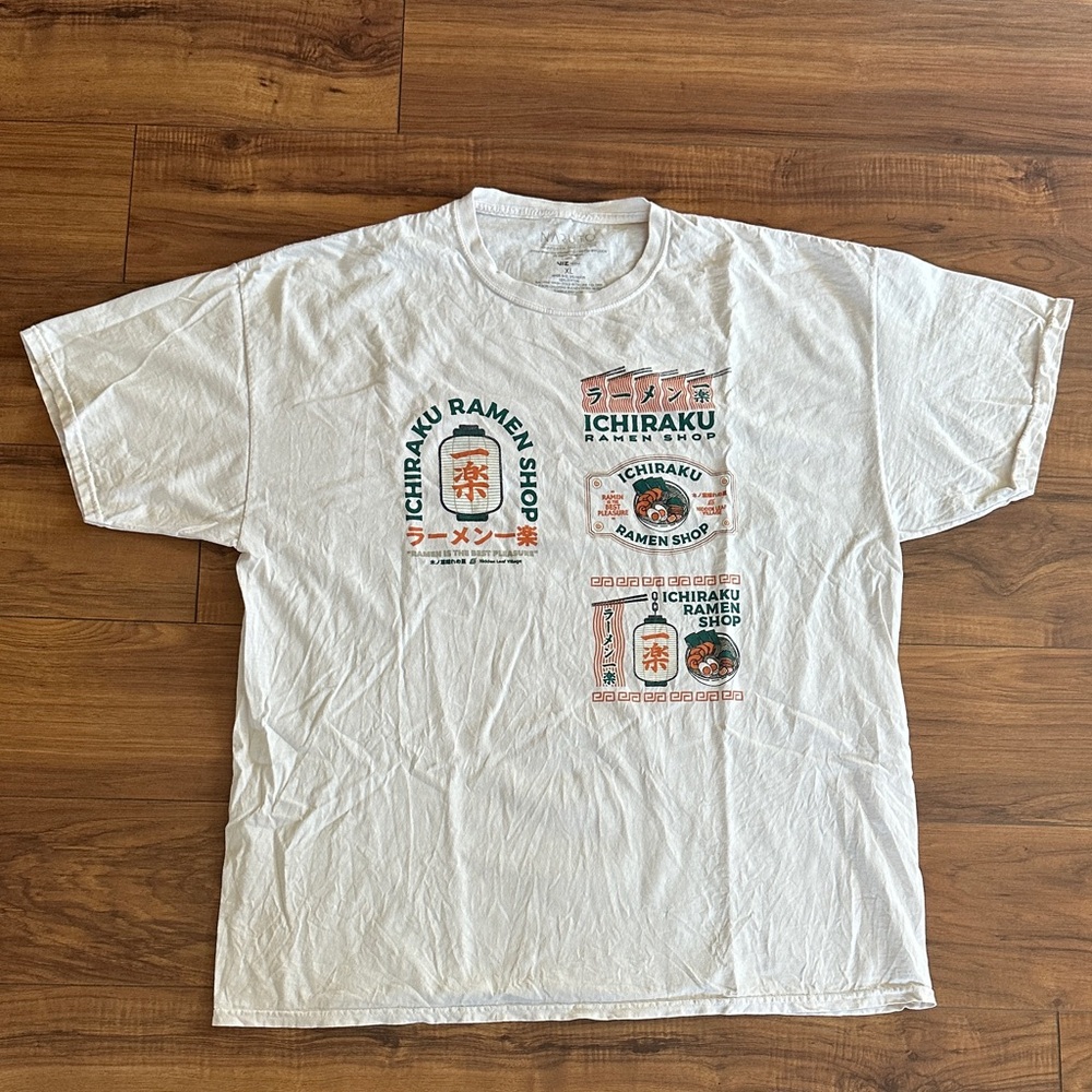 Naruto Ichiraku Ramen Shop T-Shirt Size XL